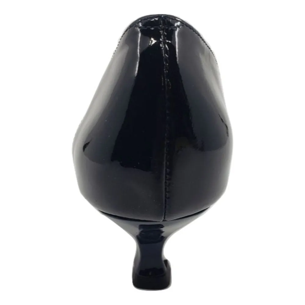 Dolphin Navy Patent and Fabric Prevata Pumps