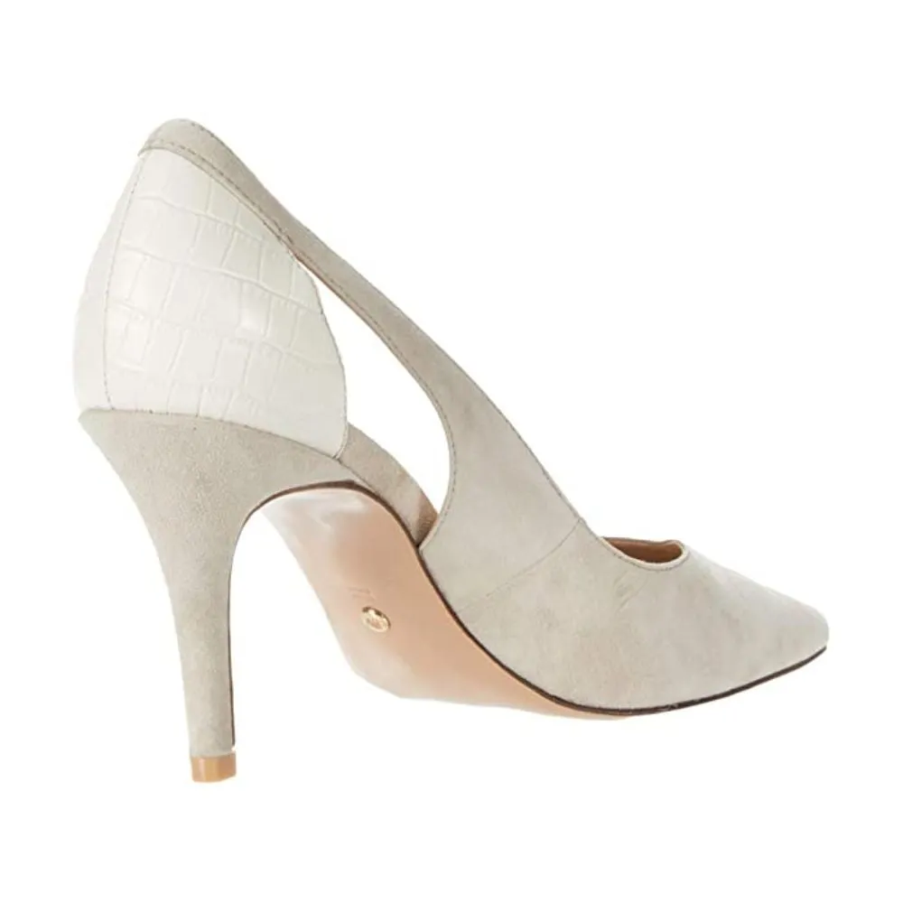 Harper Bone Leather and Suede Pelle Moda Pumps