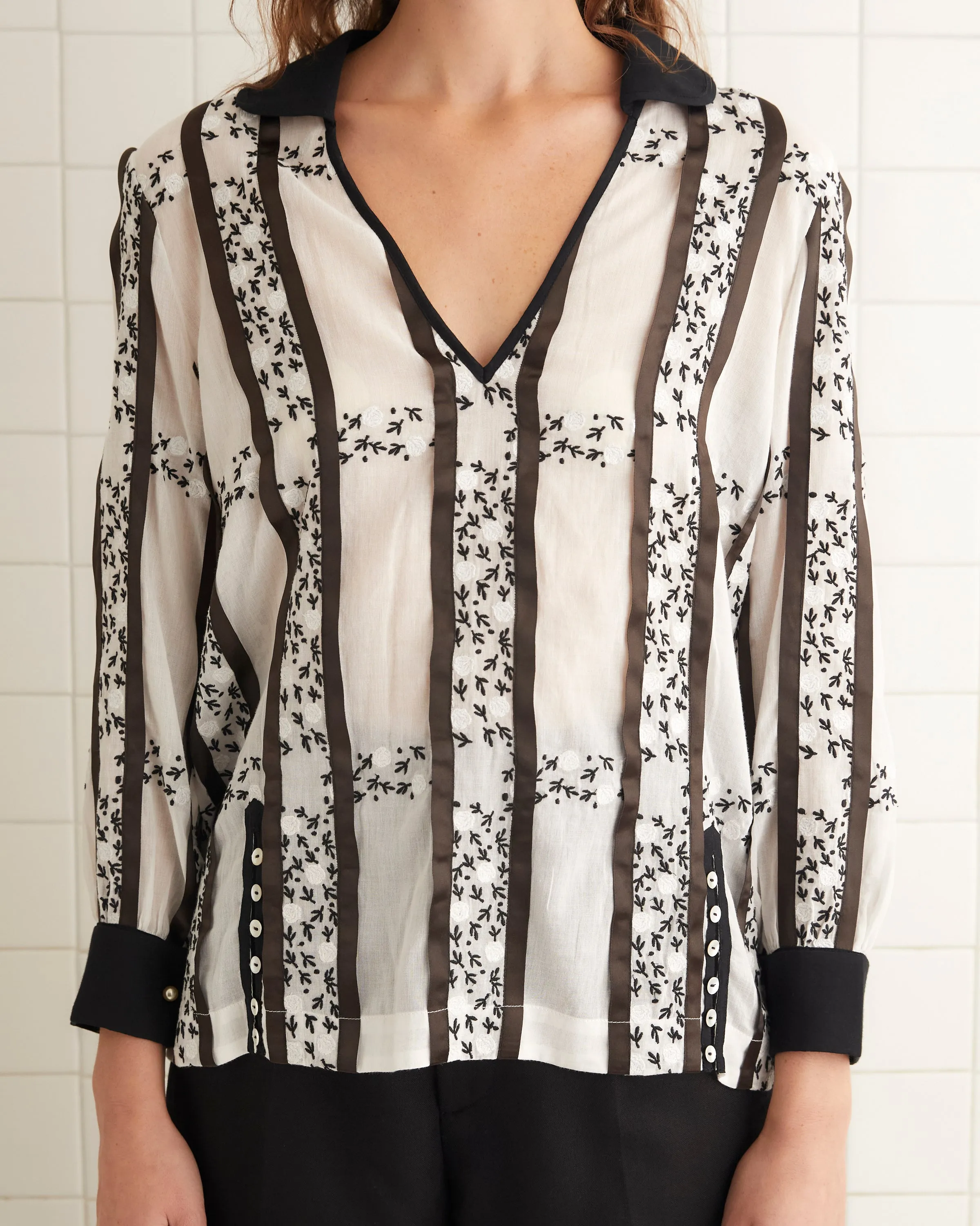 Lattice Sprig Top