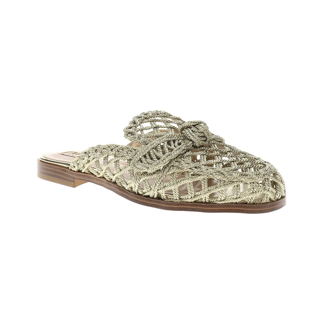 Layce Metallic Mule Loafers