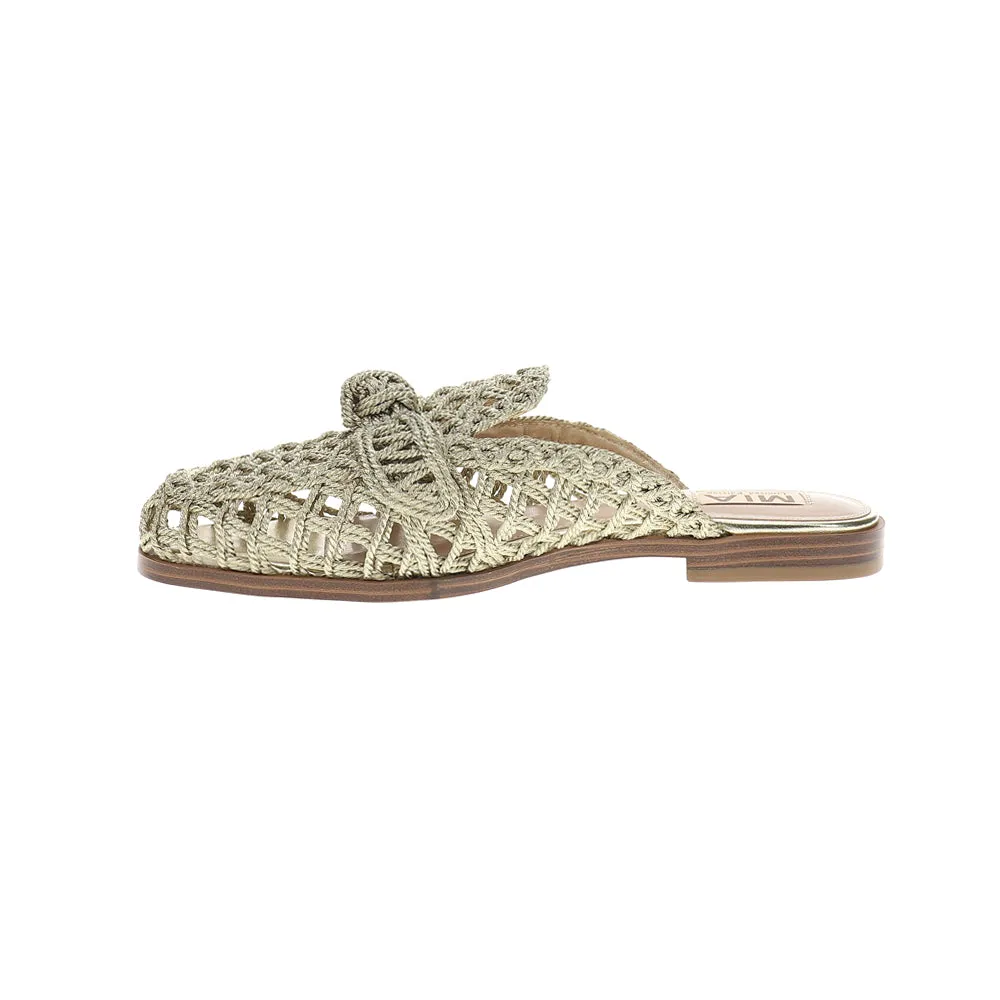 Layce Metallic Mule Loafers
