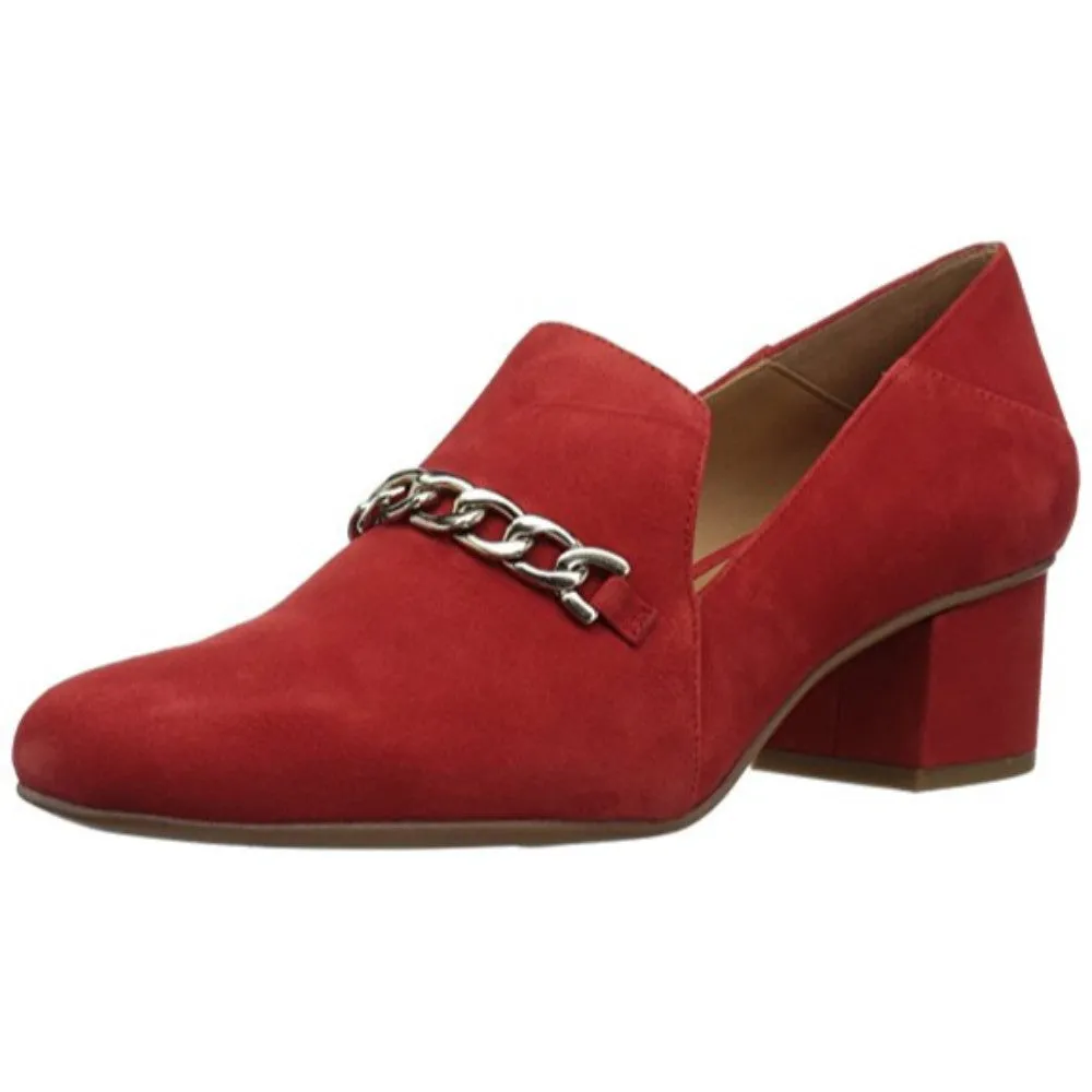 Layola Red Suede Franco Sarto Pump