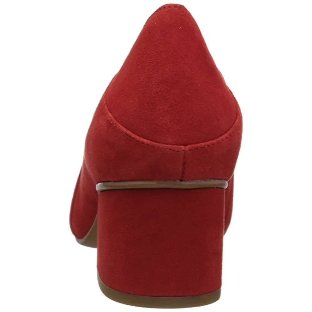 Layola Red Suede Franco Sarto Pump