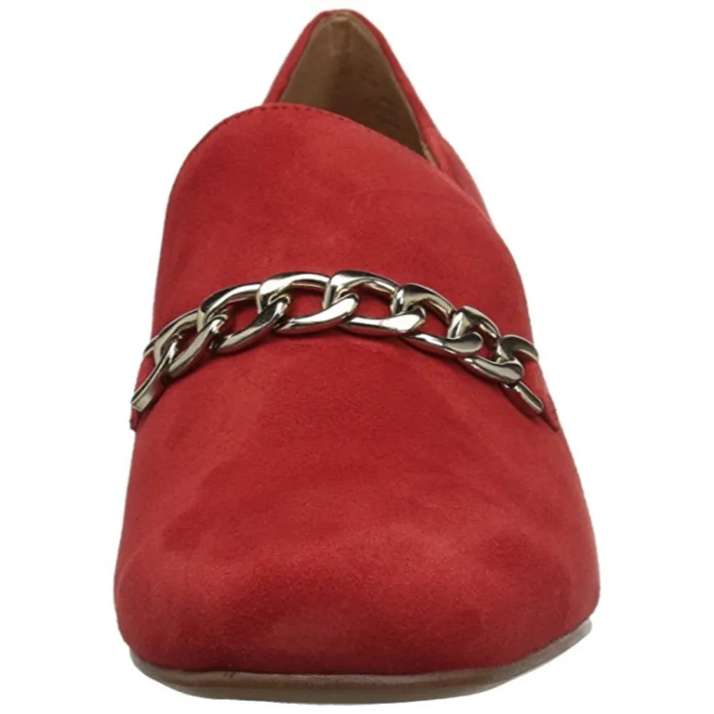 Layola Red Suede Franco Sarto Pump