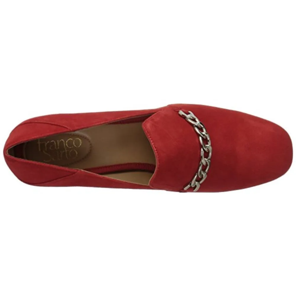 Layola Red Suede Franco Sarto Pump