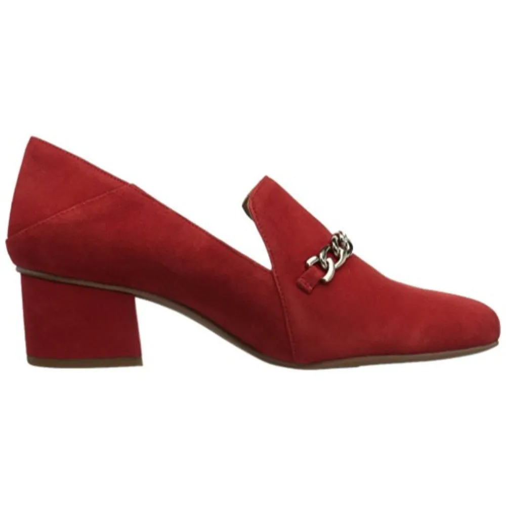 Layola Red Suede Franco Sarto Pump