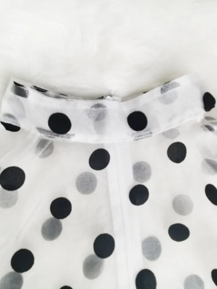 Puffy Chiffon Blouses