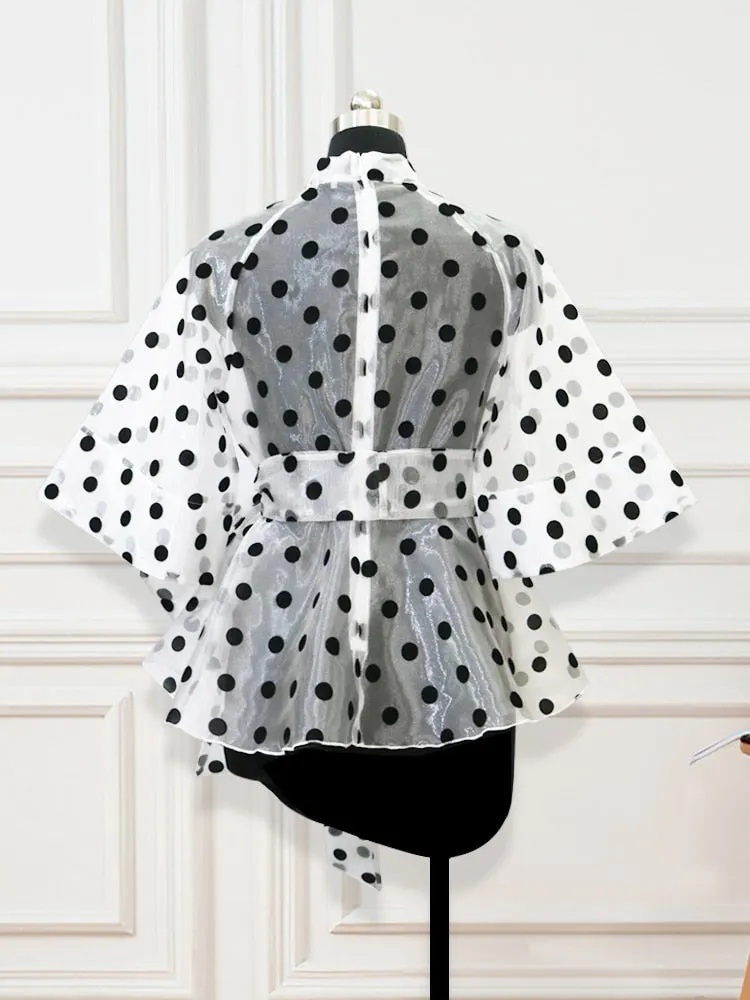 Puffy Chiffon Blouses