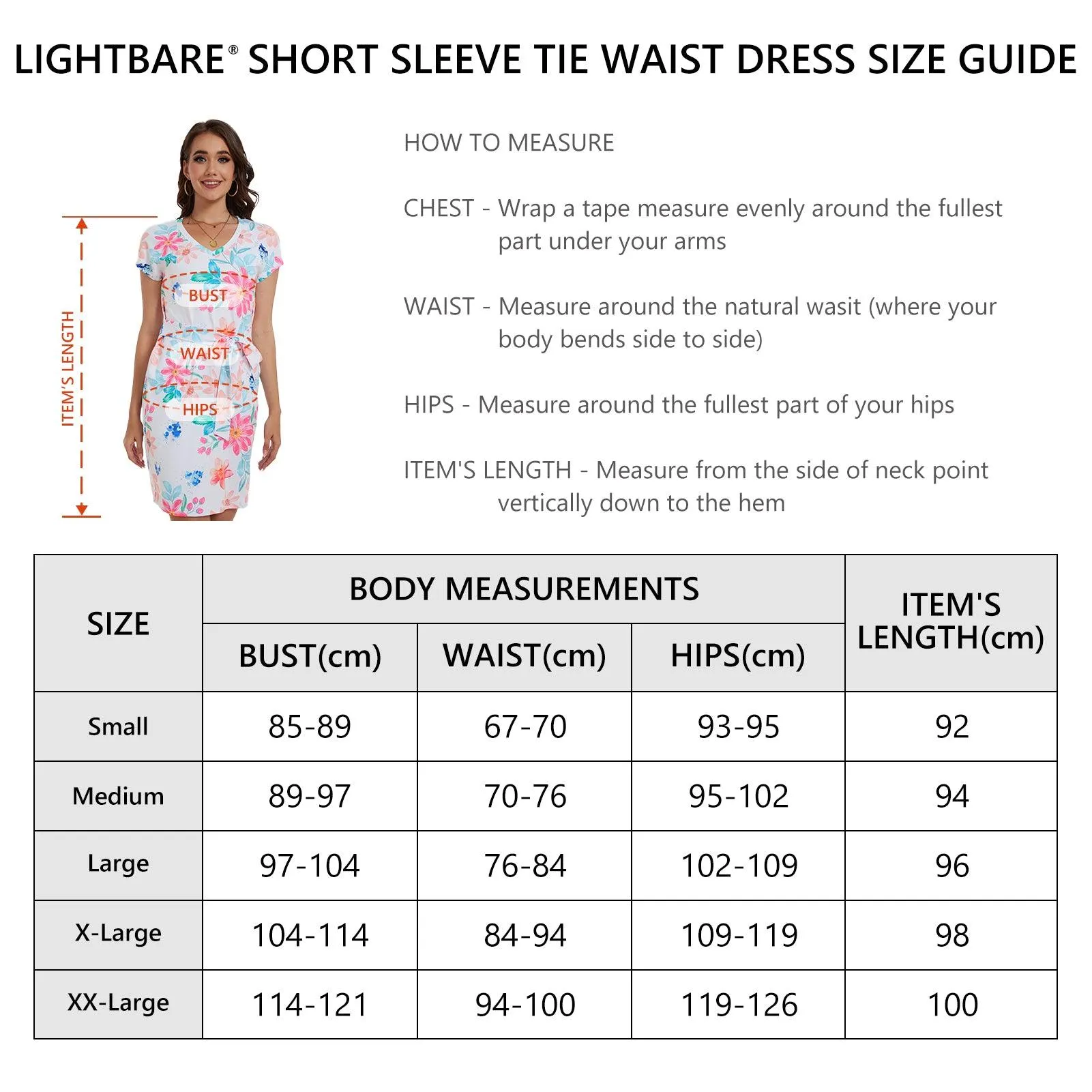 Women's UPF 50  Short Sleeve Tie Waist Dress LB13W