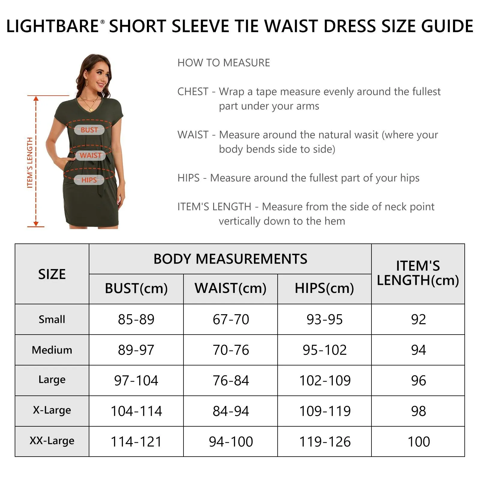 Women's UPF 50  Short Sleeve Tie Waist Dress LB13W