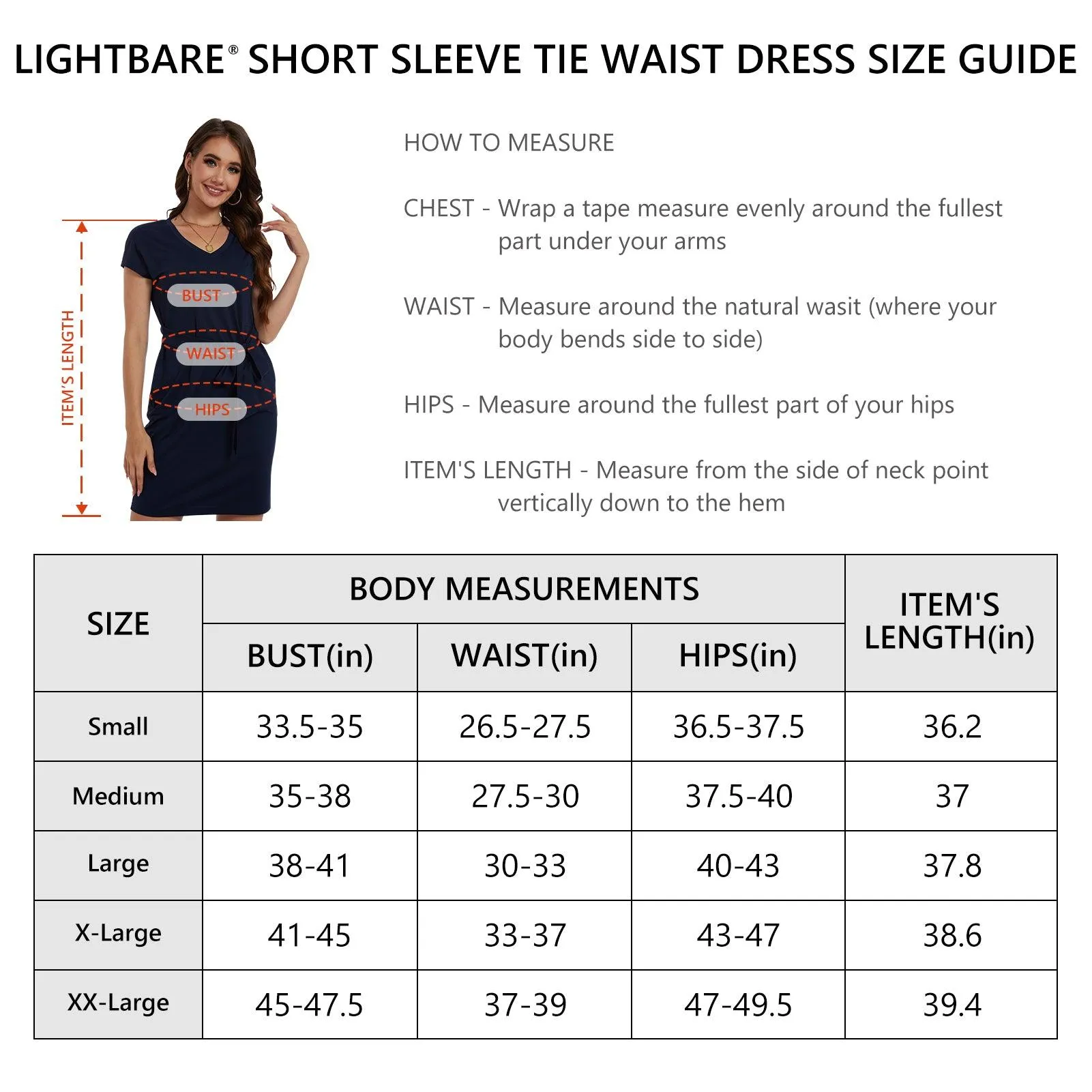 Women's UPF 50  Short Sleeve Tie Waist Dress LB13W